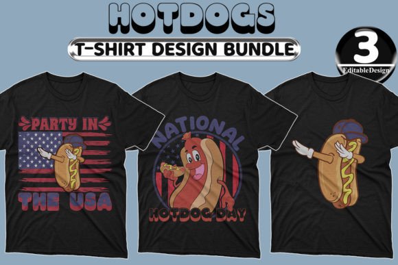 Best Hotdogs Day T-shirt Design Bundle-5 Review