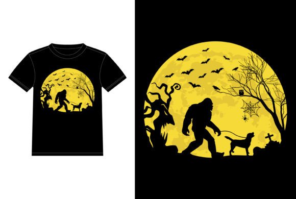 Bigfoot Walking Labrador Retriever Funny Review