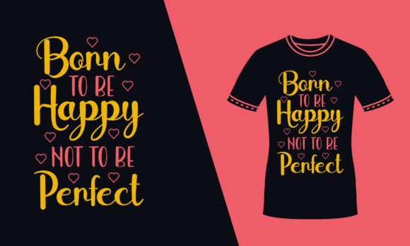Born to Be Happy Quote Vintage T Shirt Review