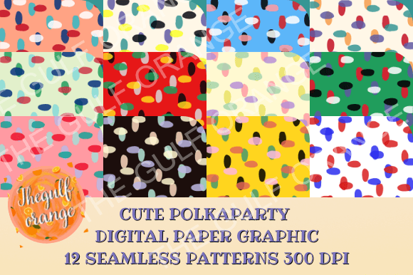 Cute Polkaparty Seamless Pattern Graphic Review