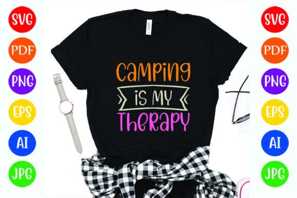 Funny Camping is My Therapy T-Shirt Review