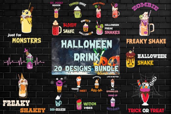 Halloween Drink Bundle SVG 20 Designs Review