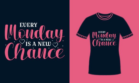 Monday Motivational Typography T Shirt Review
